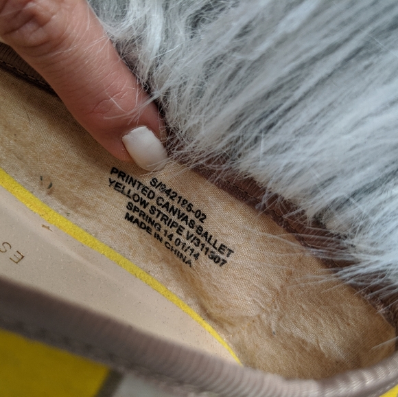 GAP Yellow Stripe Ballet Flats - Picture 8 of 12